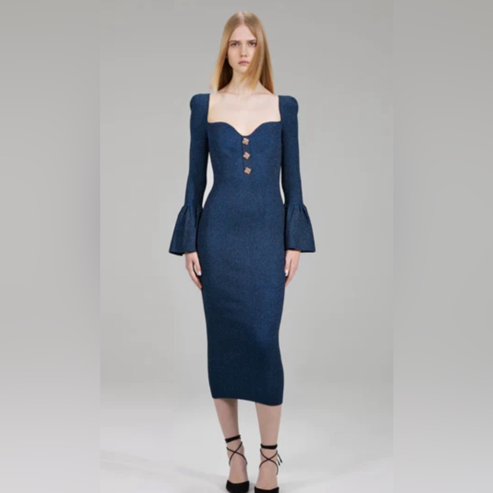 Self portrait knit midi